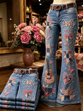 Women's Legendary female country singer Pattern Jeans