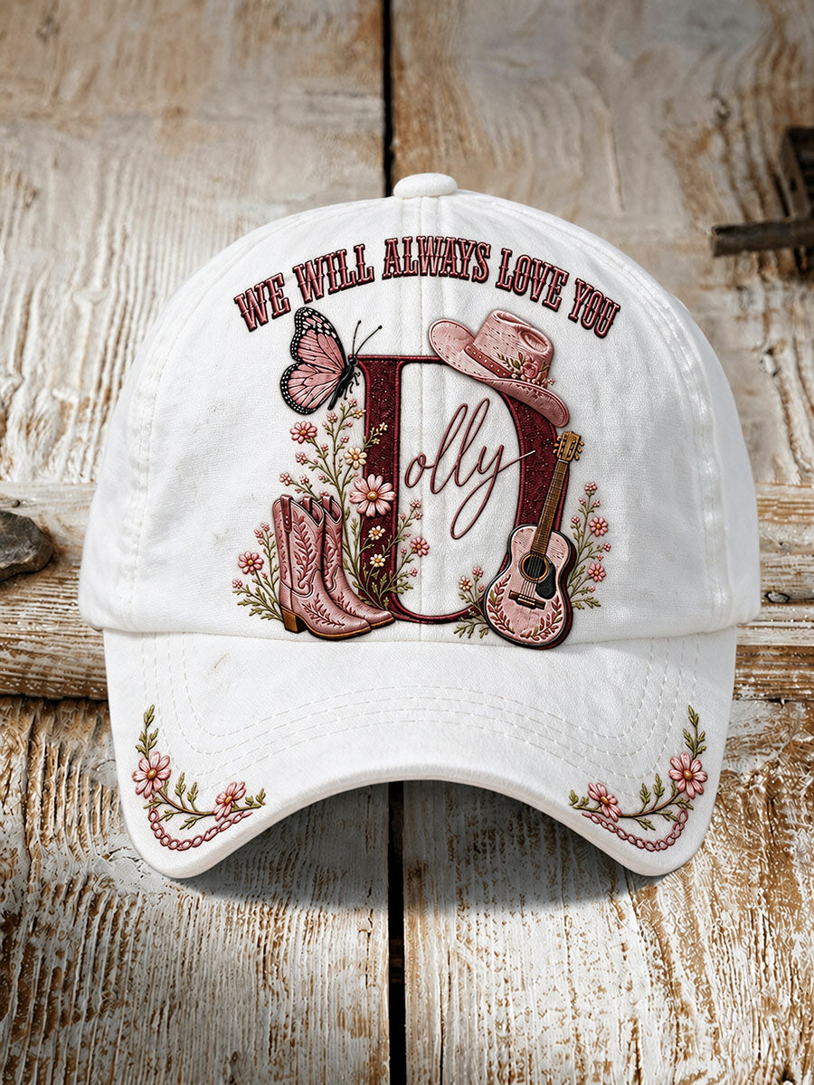 Unisex Legendary Country Singer Print Hat