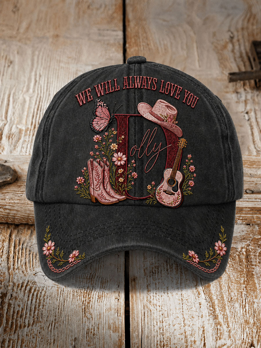 Unisex Legendary Country Singer Print Hat
