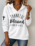 Women's Breast cancer awareness Print Hoodie