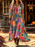 Women'S Butterfly Patterned Casual Dress