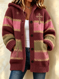 Women'S Autumn  Printed Casual Cardigan
