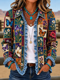 Women's Patchwork Art Shirt