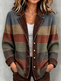 Women'S Retro Gradient Printed Jacket