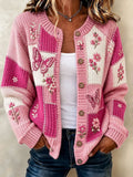 Women's Tennessee Quilting & Patchwork knit cardigan