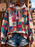 Women's Floral Butterfly Print Hoodie