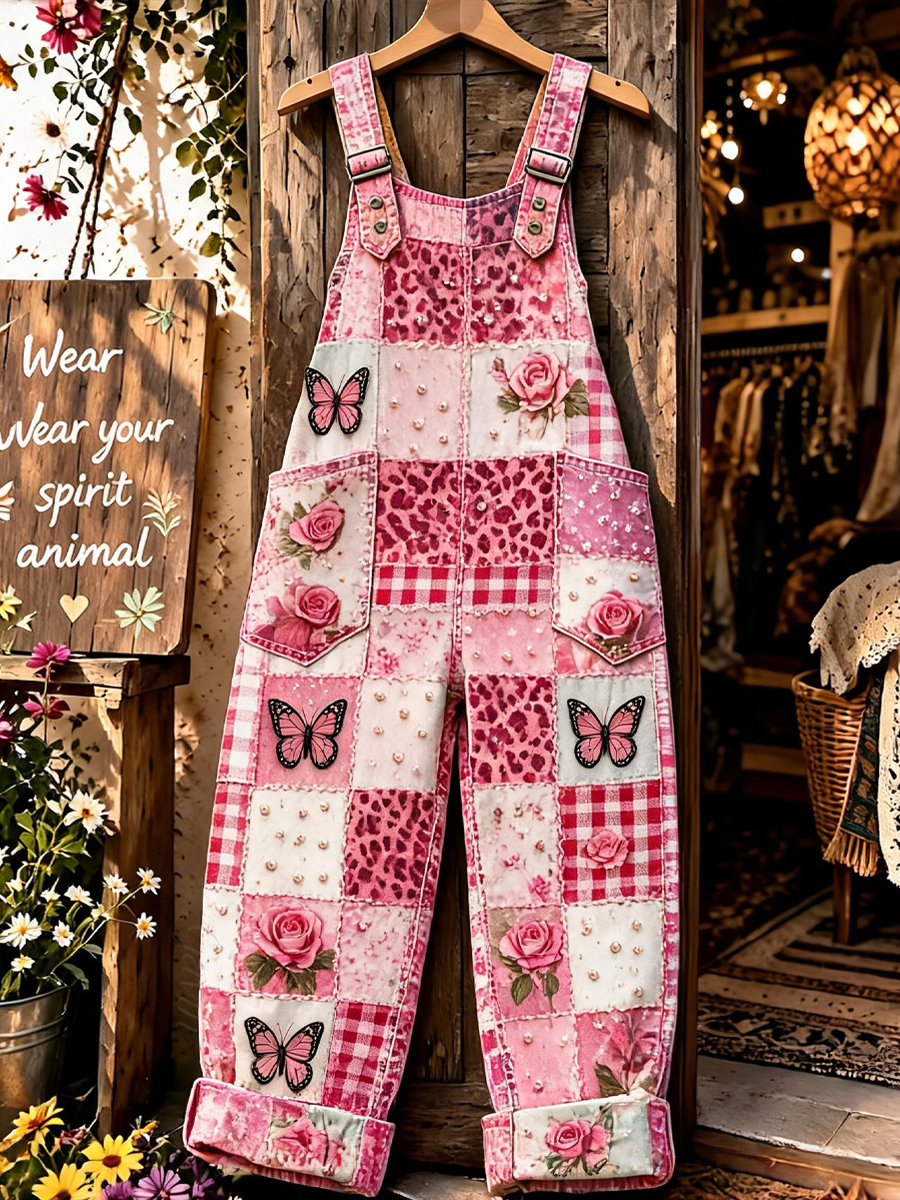 Women'S Retro Floral Printed Workwear