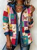 Women'S Casual Floral Print Jacket