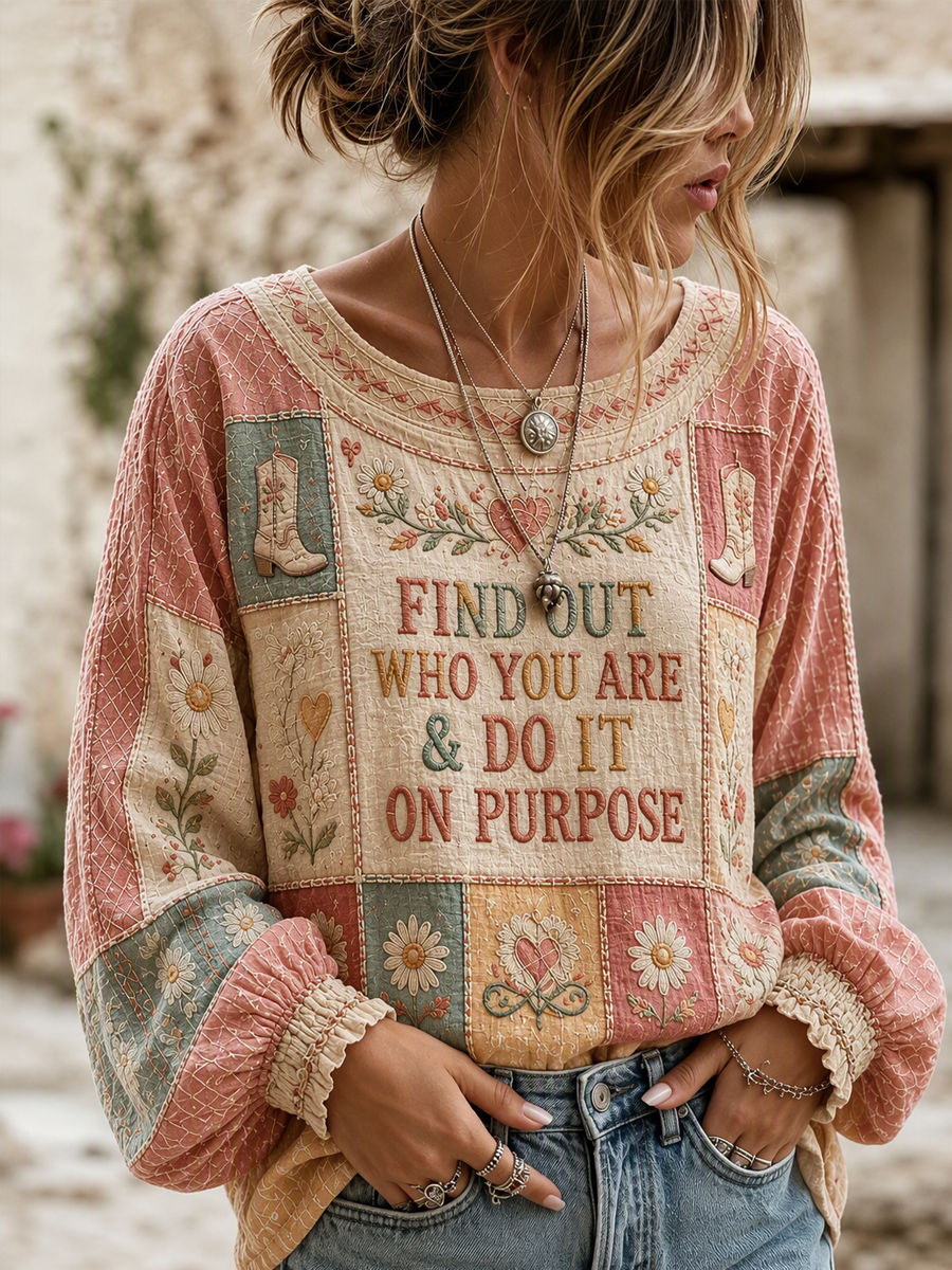Women's Remembering Dolly Parton Cotton-Linen Shirt