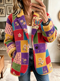 Women'S Butterfly Design Printed Casual Cardigan