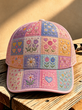 Retro Commemorative Printed Washed Hat