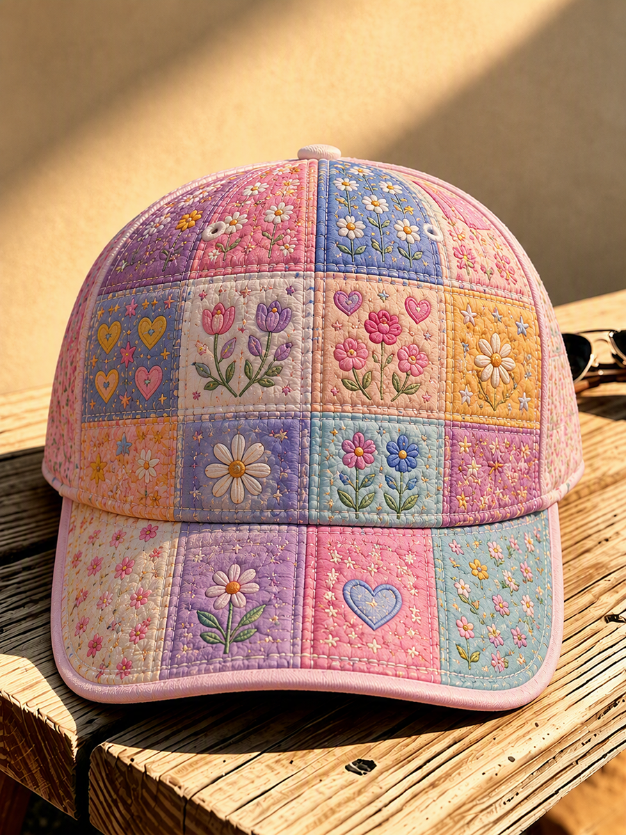 Retro Commemorative Printed Washed Hat