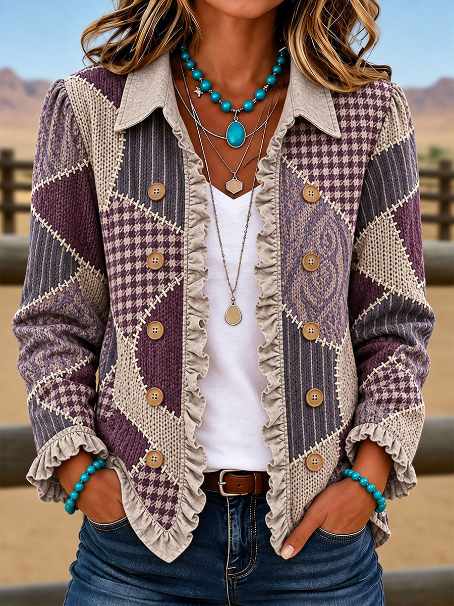 Women's Patchwork Art Shirt
