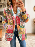 Women'S Butterfly Design Printed Casual Cardigan