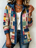 Women'S Casual Floral Print Jacket
