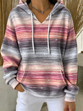 Women's Retro Gradient Art Hoodie
