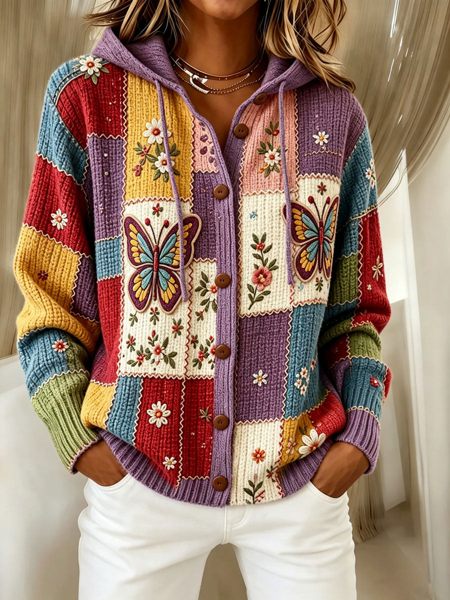 Women's Tennessee Quilting & Patchwork knit cardigan