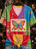 Women's Commemorative Print Casual T-Shirt