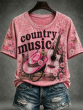 Women'S Commemorative Printed Casual T-Shirt