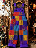 Women's Casual Printed Overalls
