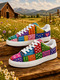 Unisex  Floral Butterfly Pattern Casual Sports Shoes