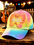 Unisex Butterfly Art Design Print Baseball Cap