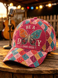 Unisex Butterfly Art Design Print Baseball Cap