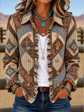 Women's Tennessee Country-Style Patchwork Shirt