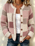 Women's Tennessee Country-Style Patchwork sweater cardigan
