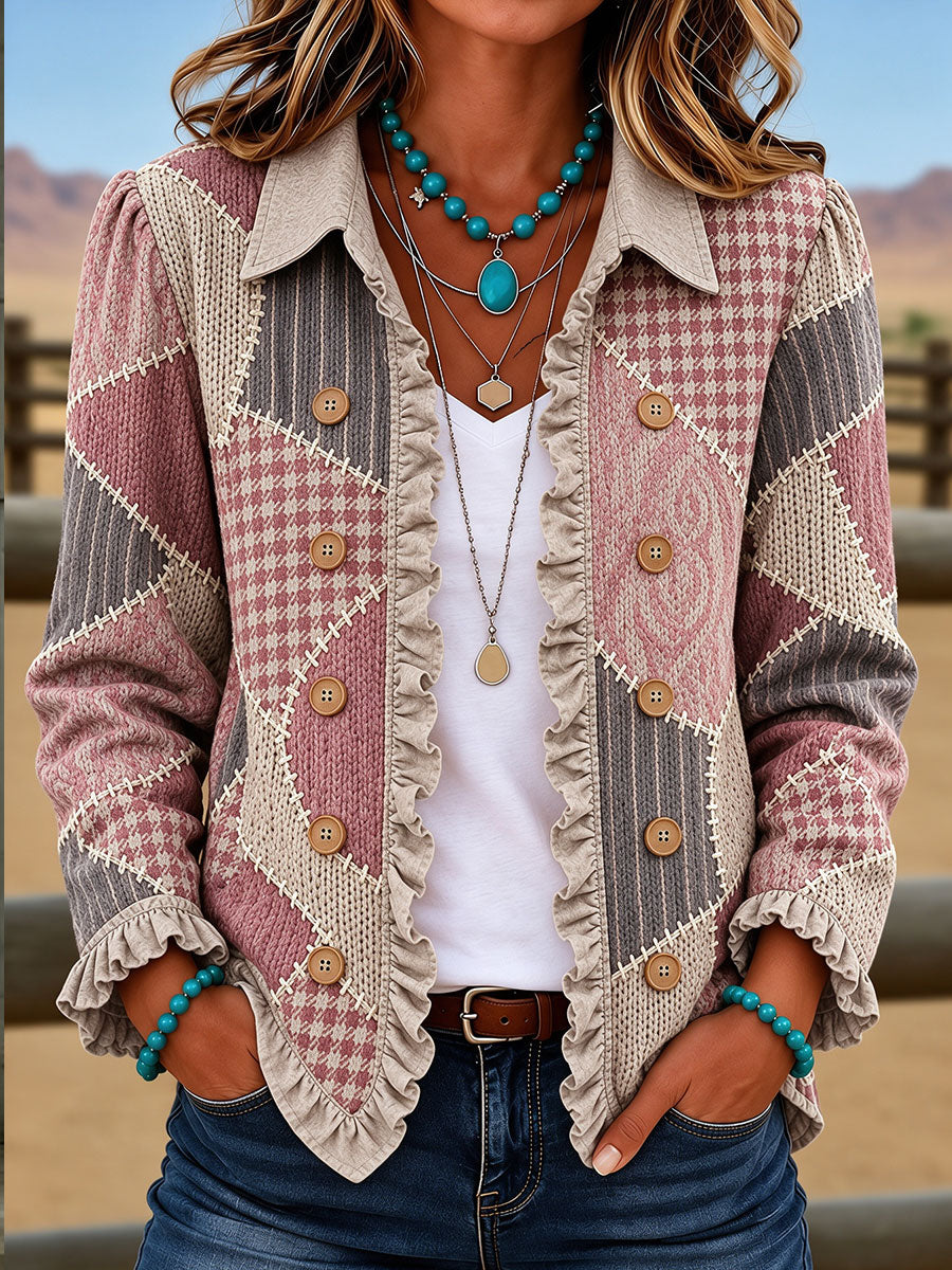Women's Patchwork Art Shirt