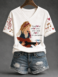 Women'S Country Music Lover Gift Casual T-Shirt