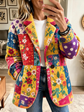 Women'S Butterfly Design Printed Casual Cardigan
