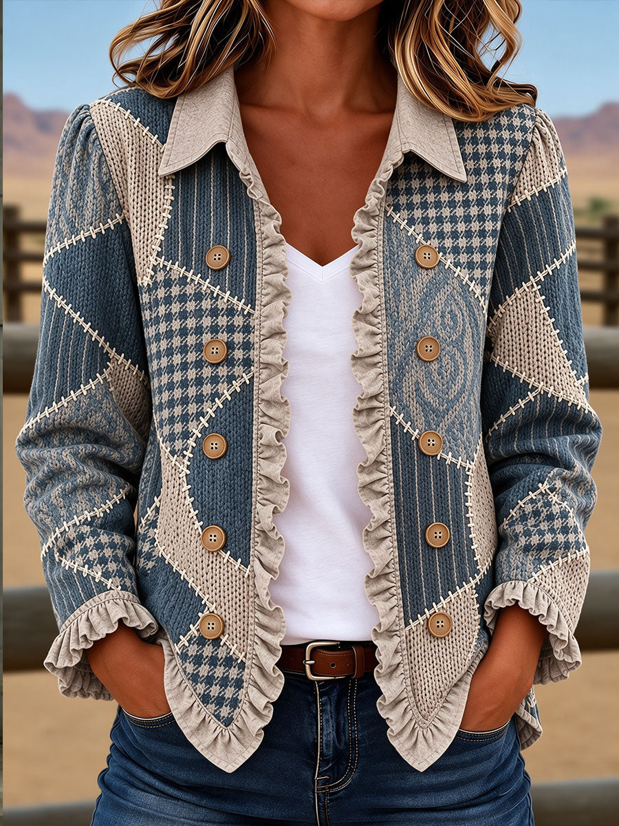 Women's Patchwork Art Shirt