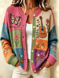 Women's Tennessee Quilting & Patchwork knit cardigan
