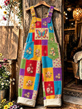 Women's Retro Butterfly Print Overview