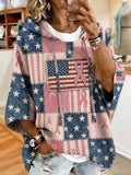 Women'S Breast Cancer Awareness Month With Graphic Hooded Style Casual Guards