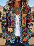 Women's Patchwork Art Shirt