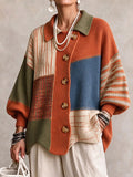Women'S Striped Gradient Casual Sweater