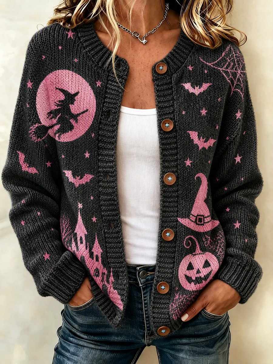 Women'S Halloween Witch V-Neck T-Shirt