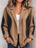 Ladies' Western Style Contrasting Coat